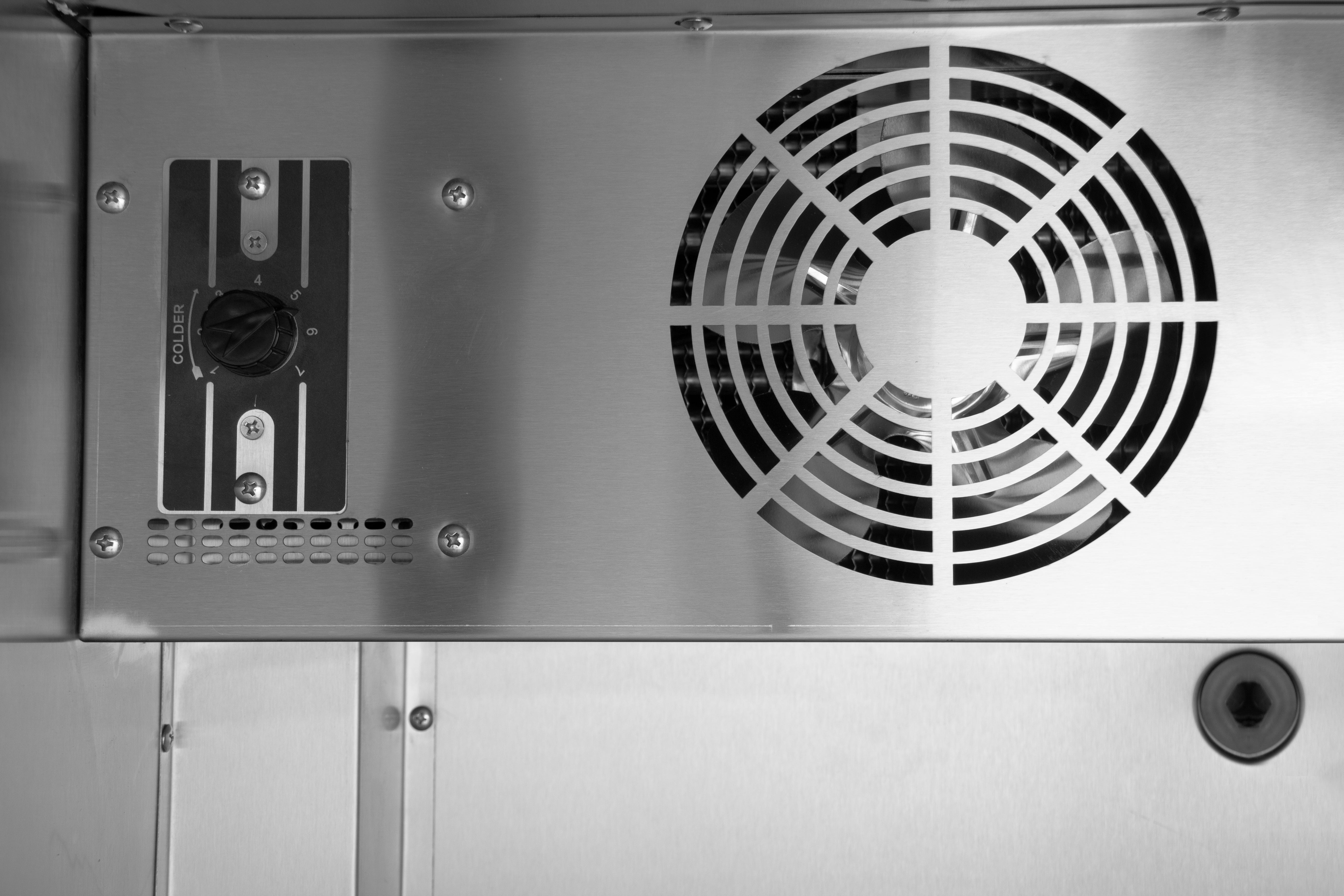 Four Faucet Commercial Kombucharator Kombucha Kegerator Black