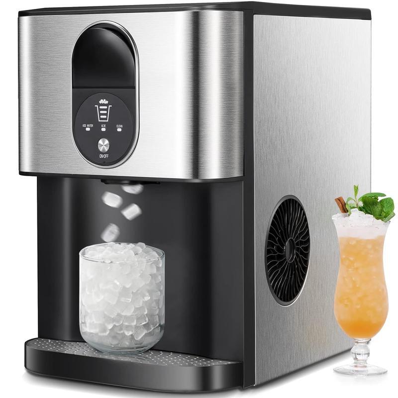 Antarctic Star Nugget Ice Maker with Soft Chewable Ice 44 Lbs/24H