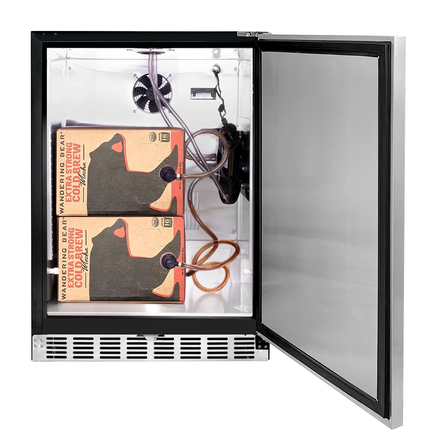 24" Wide Dual Tap Stainless Steel Built-in ADA Ready to Drink BIB Coffee Dispenser