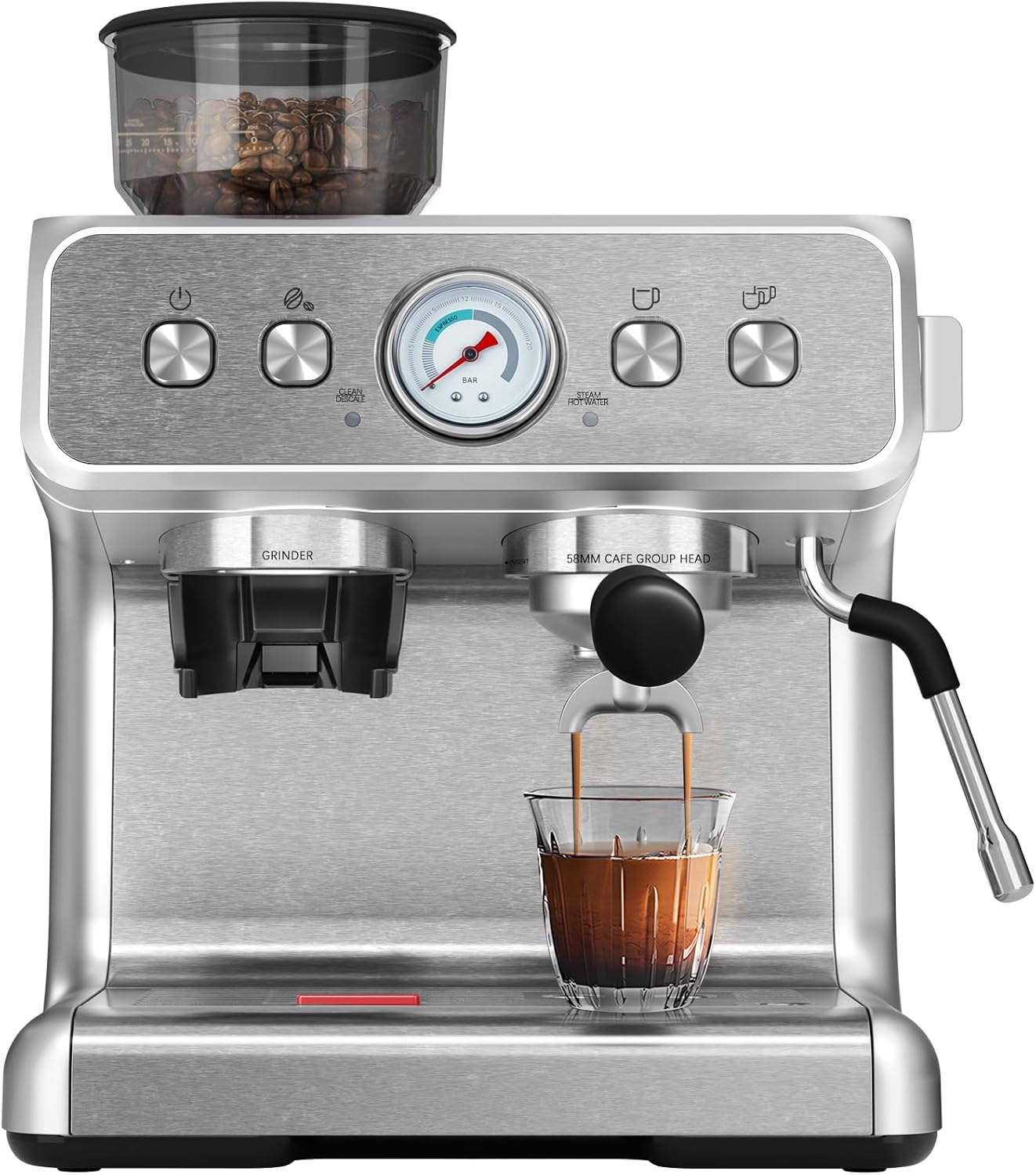 Antarctic Star Espresso Machine 15 Bar Espresso Maker