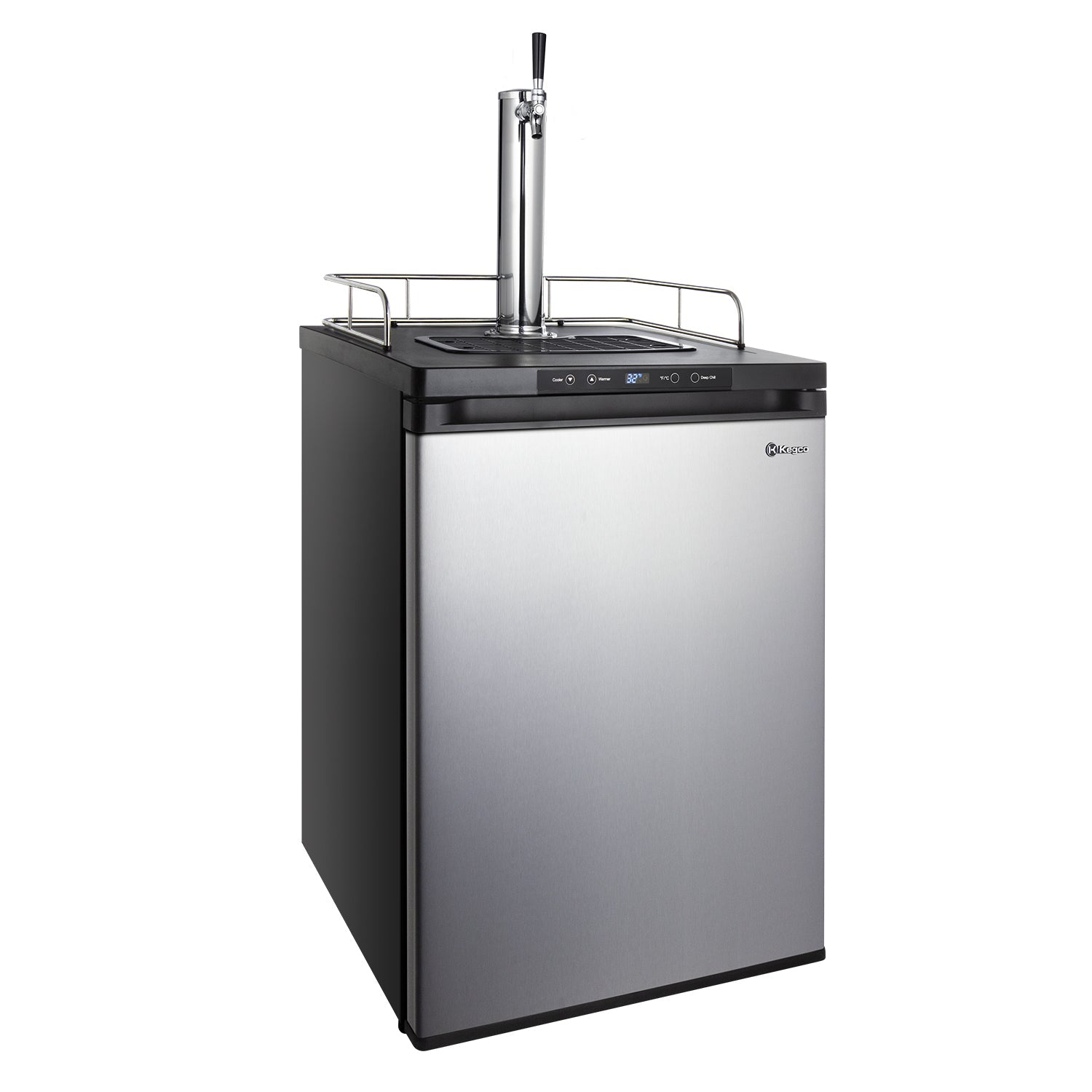 24" Wide Single Tap Stainless Steel Digital Kegerator
