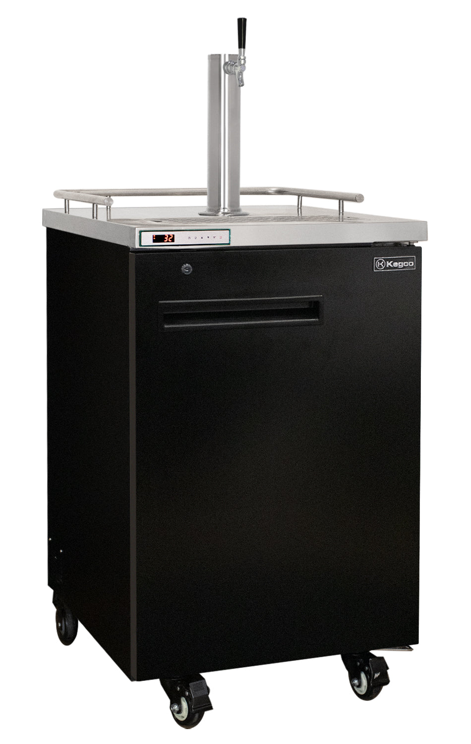 Kegco TCK-1B Commercial Kegerator Single Keg Restaurant Beer Refrigerator - Black