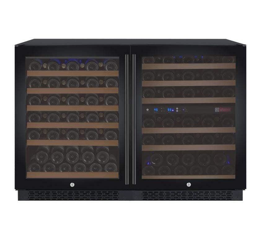 Allavino FlexCount II Tru-Vino 112 Bottle Three Zone Black Wine Refrigerator 3Z-VSWR5656-B20